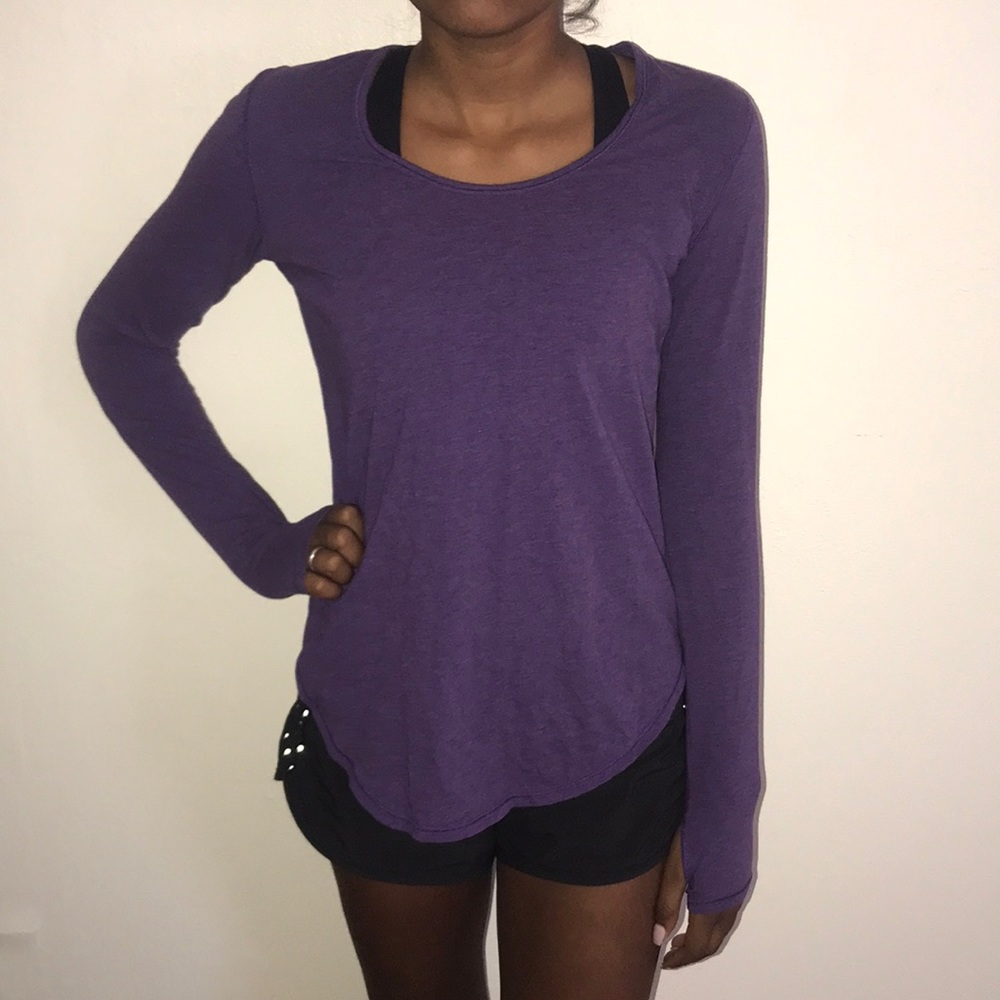 Purple lululemon long sleeve